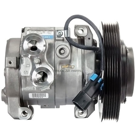 Truckair A/C Compressor - Denso-Cascadia  125 Models 2012-2017 Cummins X15 & X12 W/Fused Clutch 03-0633